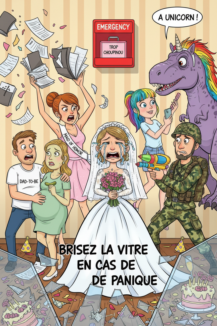 🚨 Brisez la vitre en cas de panique 🚨