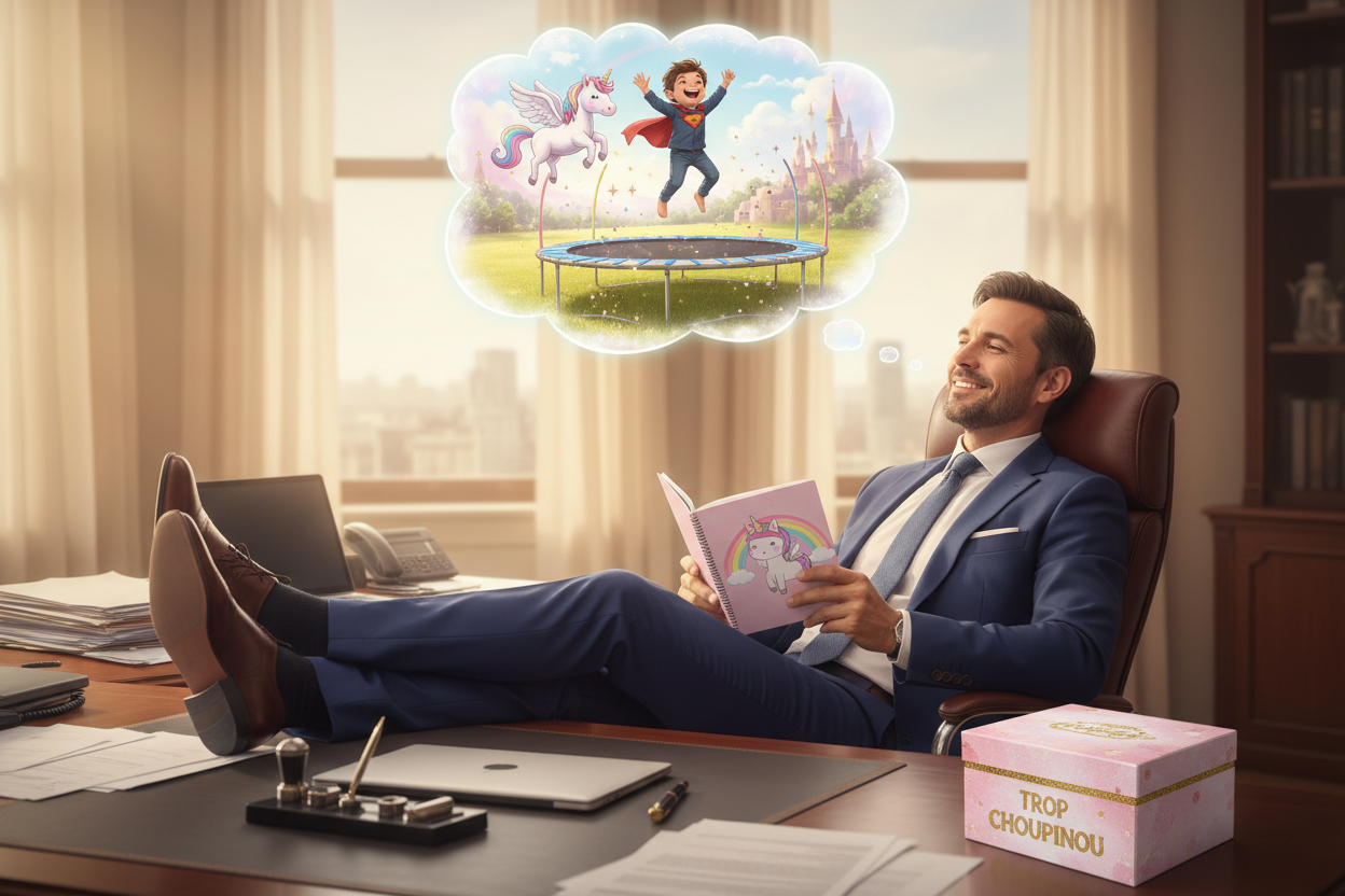 Je veux une Licorne qui fait du Trampoline !